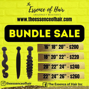 Bundle Deals for Sew Ins. The Essence of Hair is having a sale on their good quality hair extensions. 