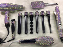 Load image into Gallery viewer, Hot Tool Vendor List - Blinged Flat Iron Sets ,Crystal Brushes, Mirrors, Blow Dryers, Curling Wands, Etc