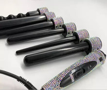 Load image into Gallery viewer, Hot Tool Vendor List - Blinged Flat Iron Sets ,Crystal Brushes, Mirrors, Blow Dryers, Curling Wands, Etc